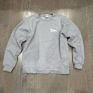 A.P.C. Purple/Gray Men's Crew Neck Sweatshirt
